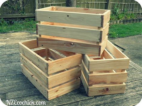 wooden box made from pallets